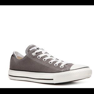 👟 GRAY CONVERSE CHUCK TAYLOR ALL STAR LOW TOPS 👟